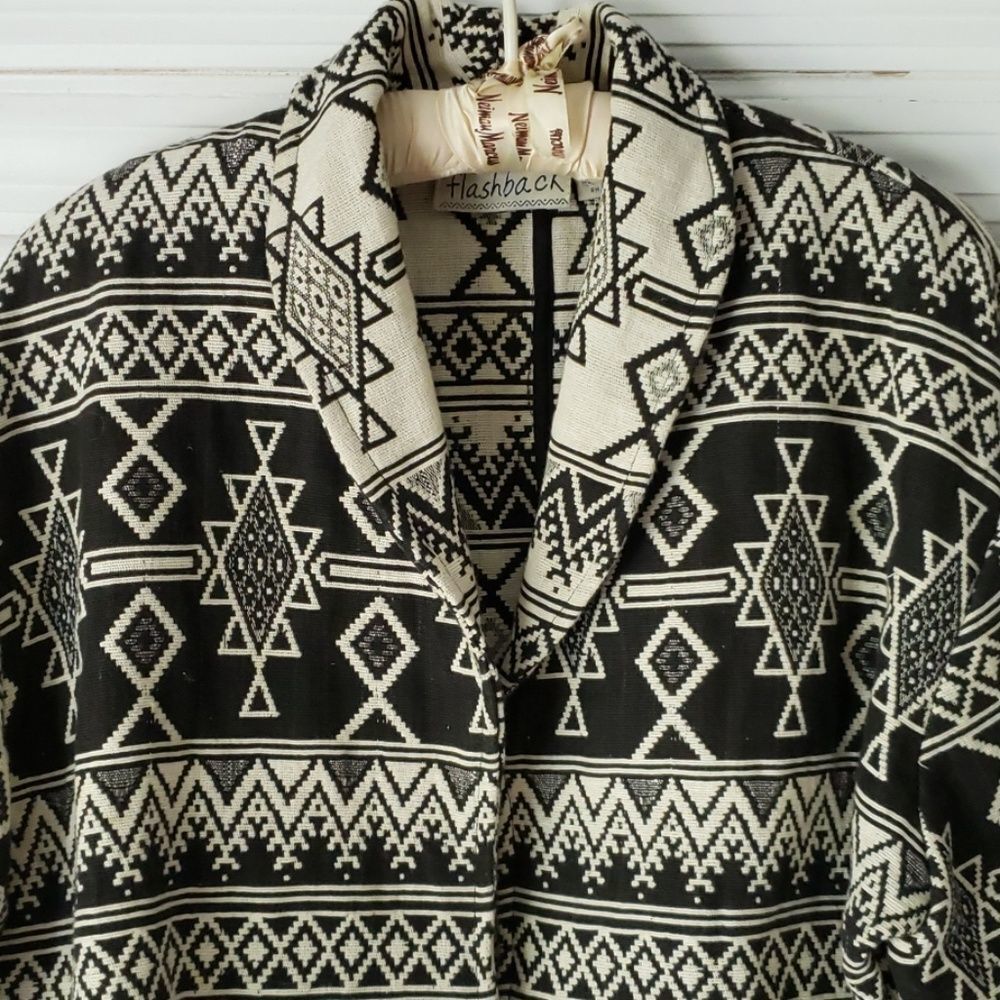 FLASHBACK Southwest print jacket 100% Cott…